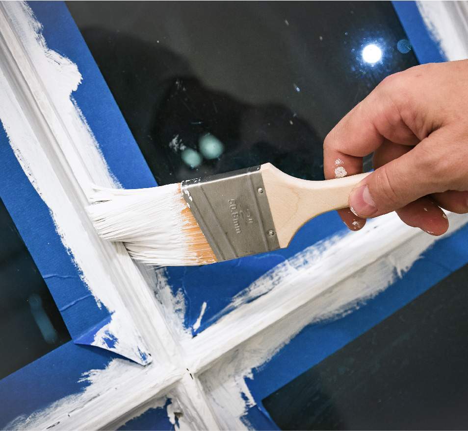 blue masking tape for painting