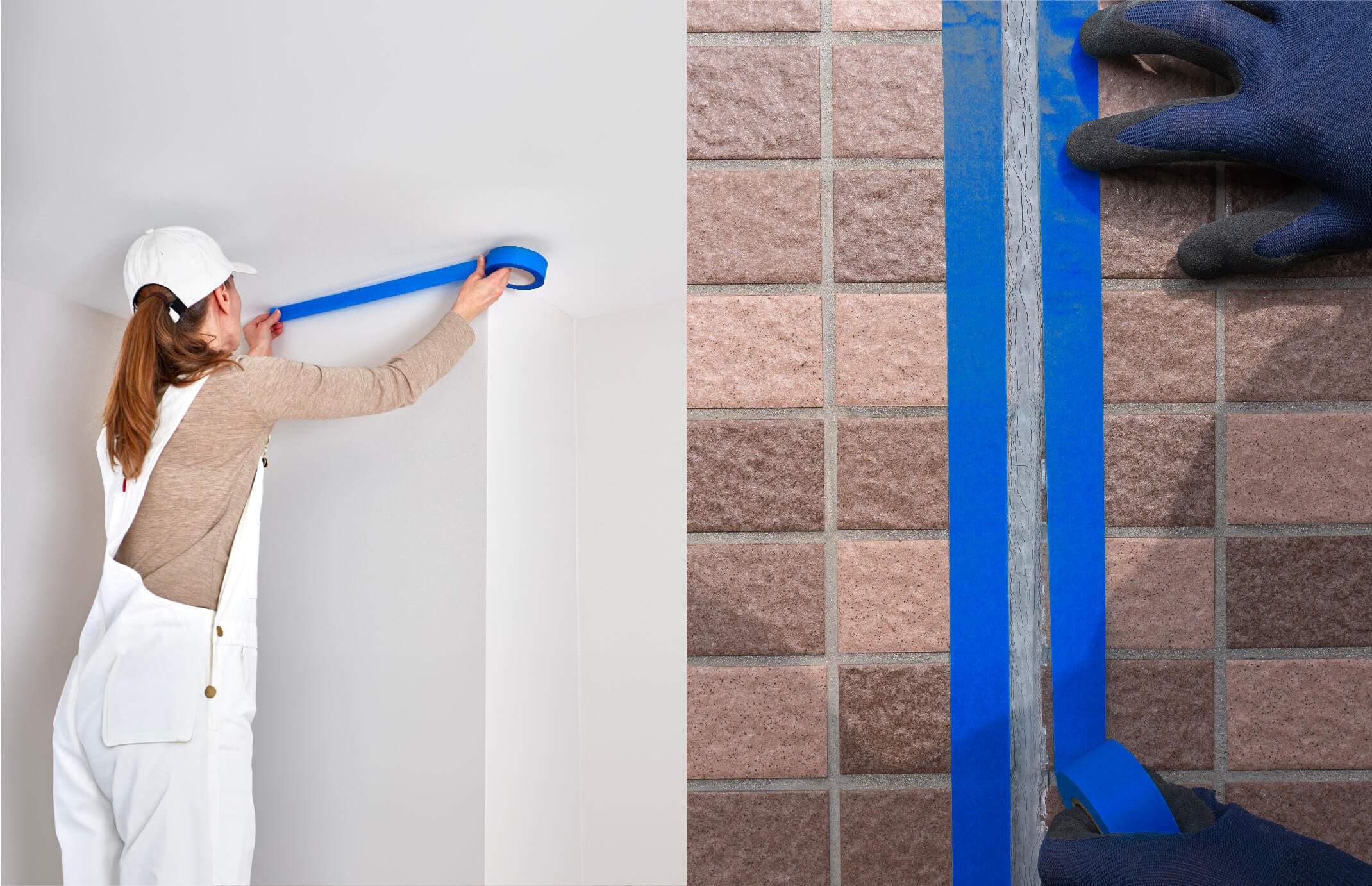 blue painters tape