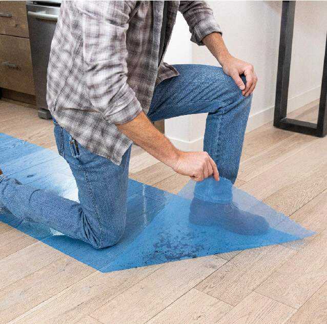 temporary floor covering for protection