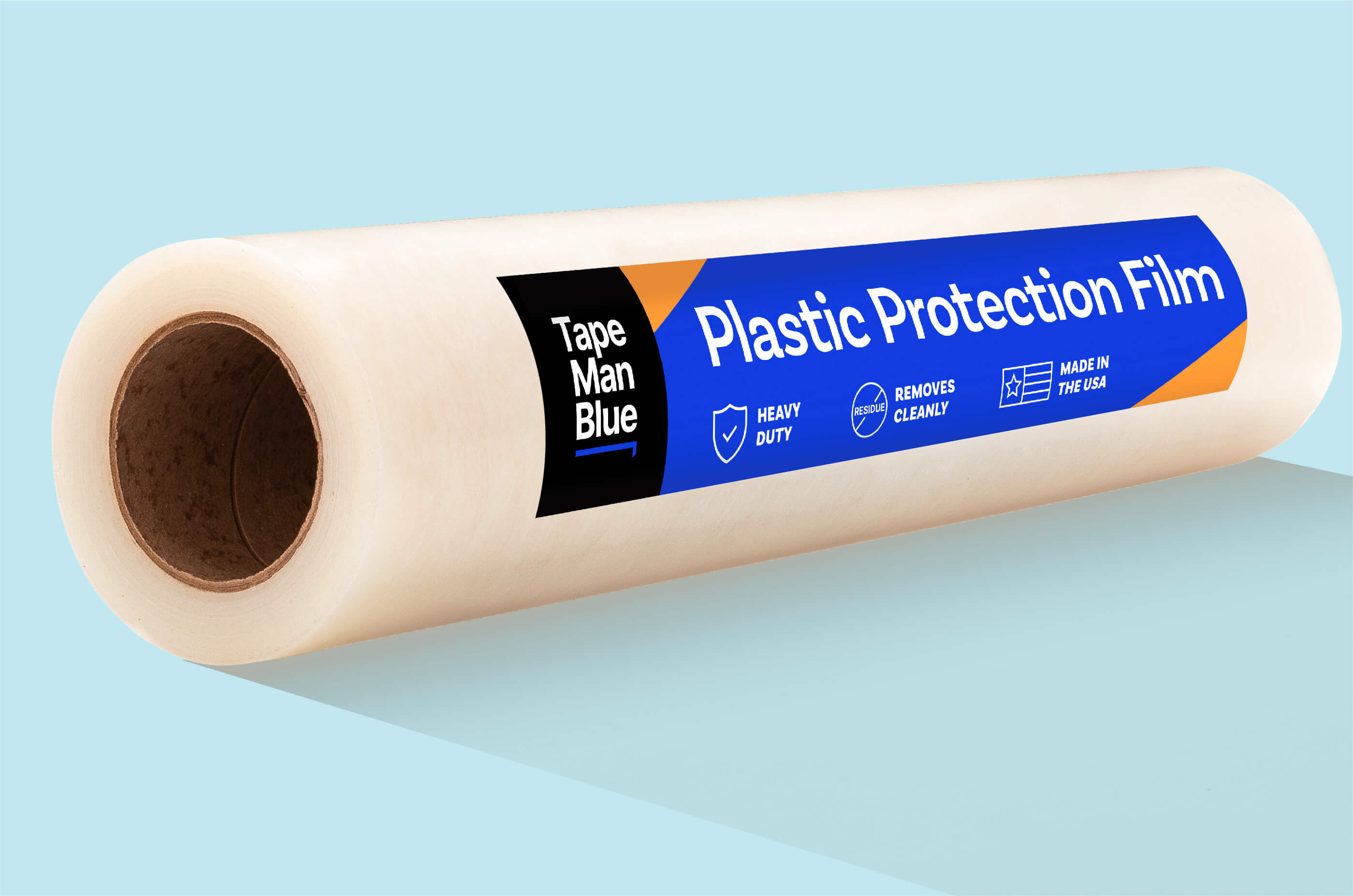roll of clear plastic protection film