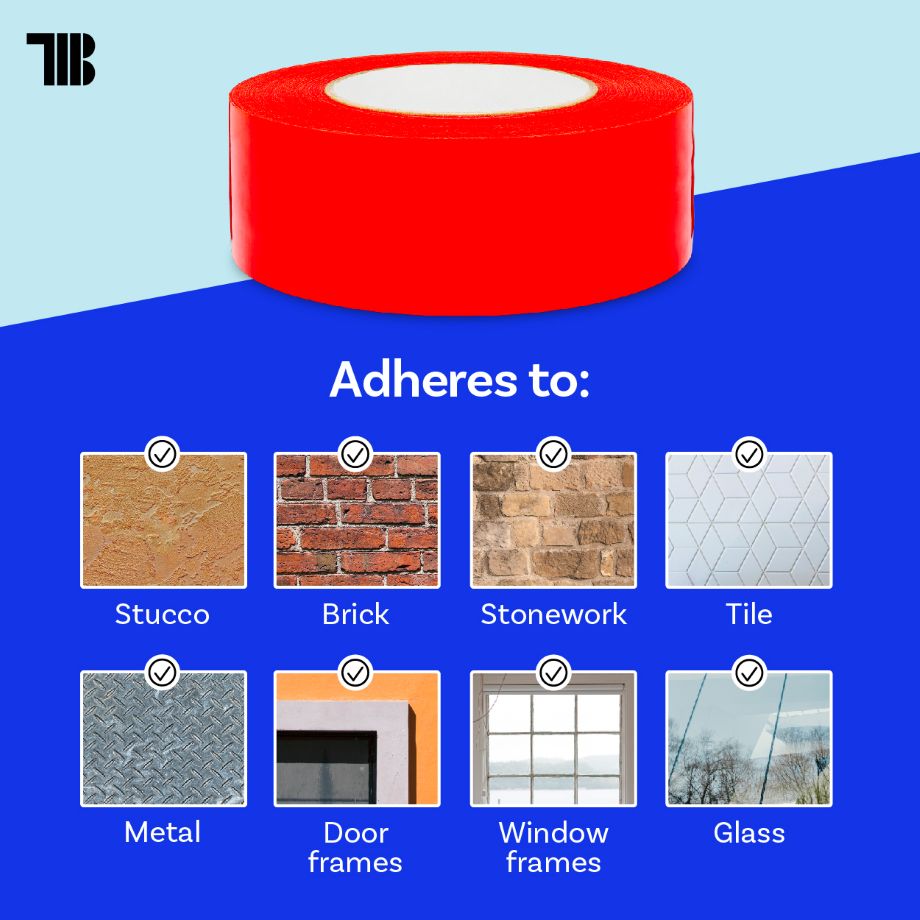 Red Stucco Tape