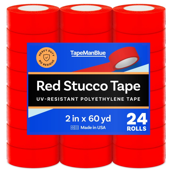 Red Stucco Tape