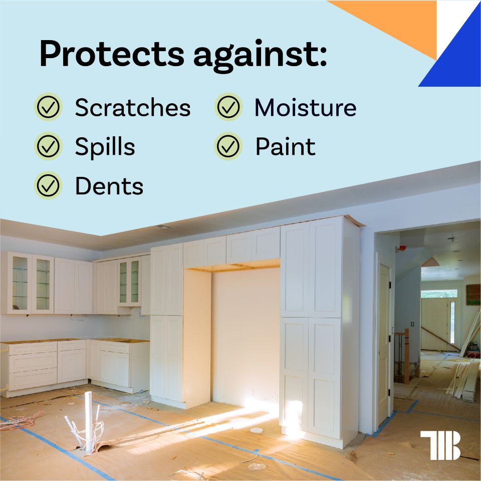 Floor Protection Paper, 36 inch x 166 ft Roll