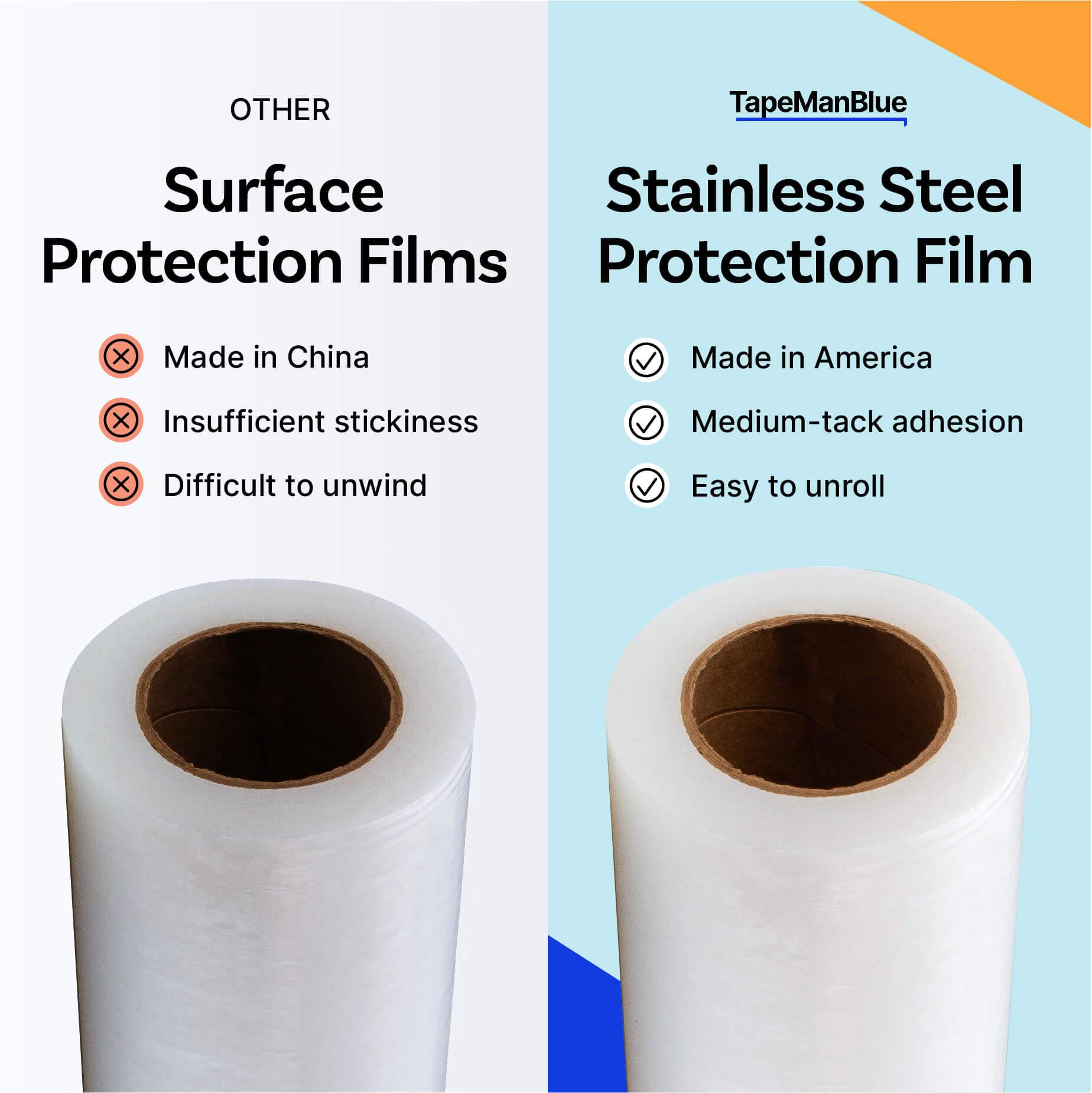 stainless steel protection film