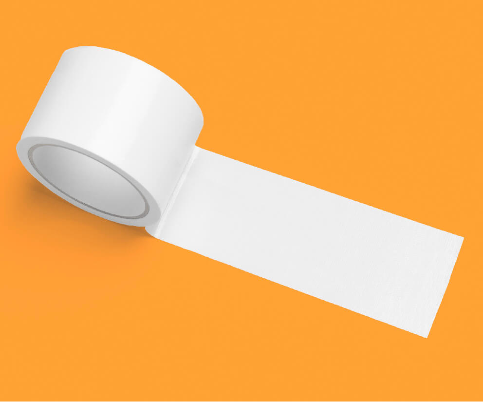 white insulation tape
