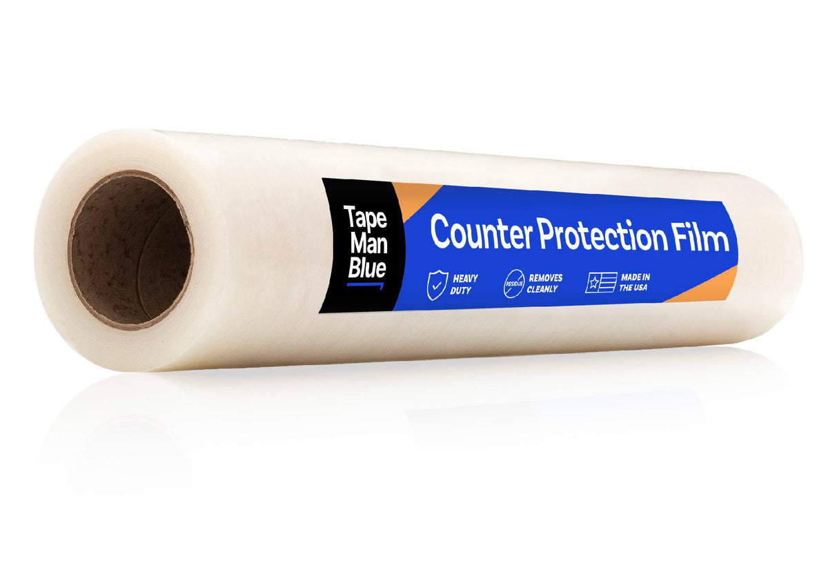 Temporary Countertops Temporary Counter Protection Film | USA Made | TapeManBlue