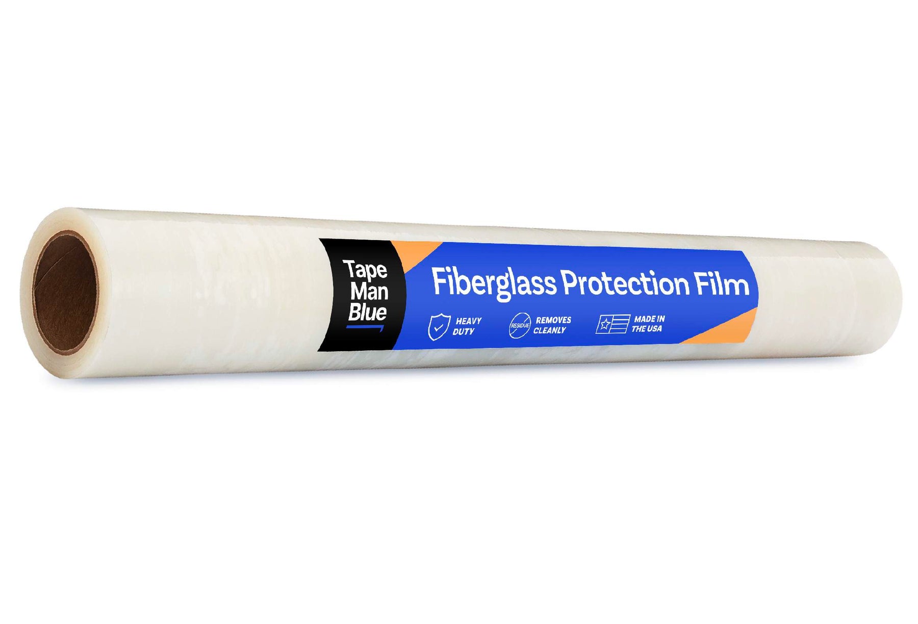 TapeManBlue Stainless Steel Protection Film, 24 inch x 200 feet