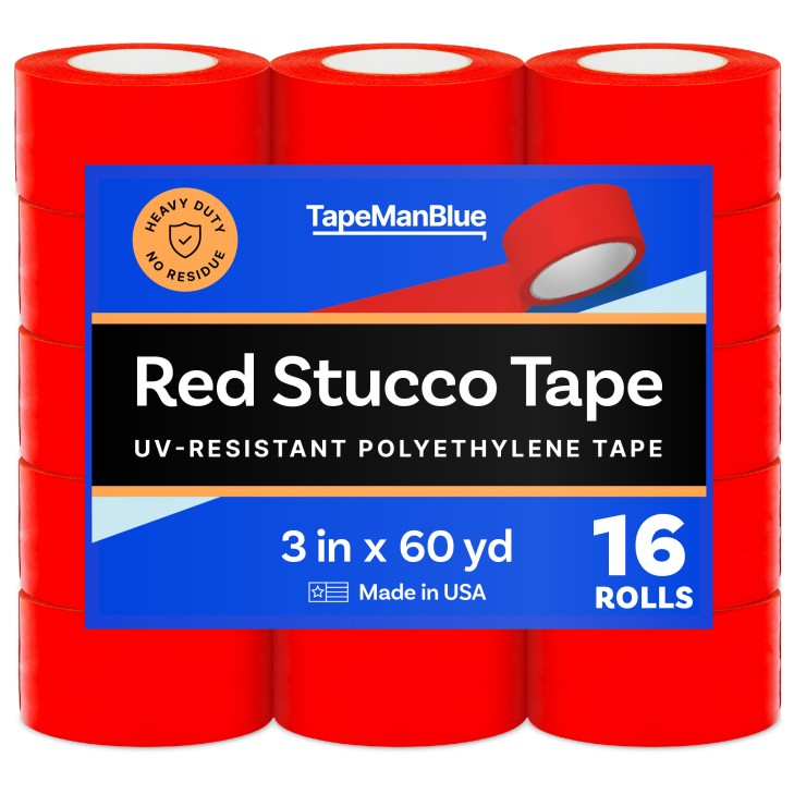 Red Stucco Tape