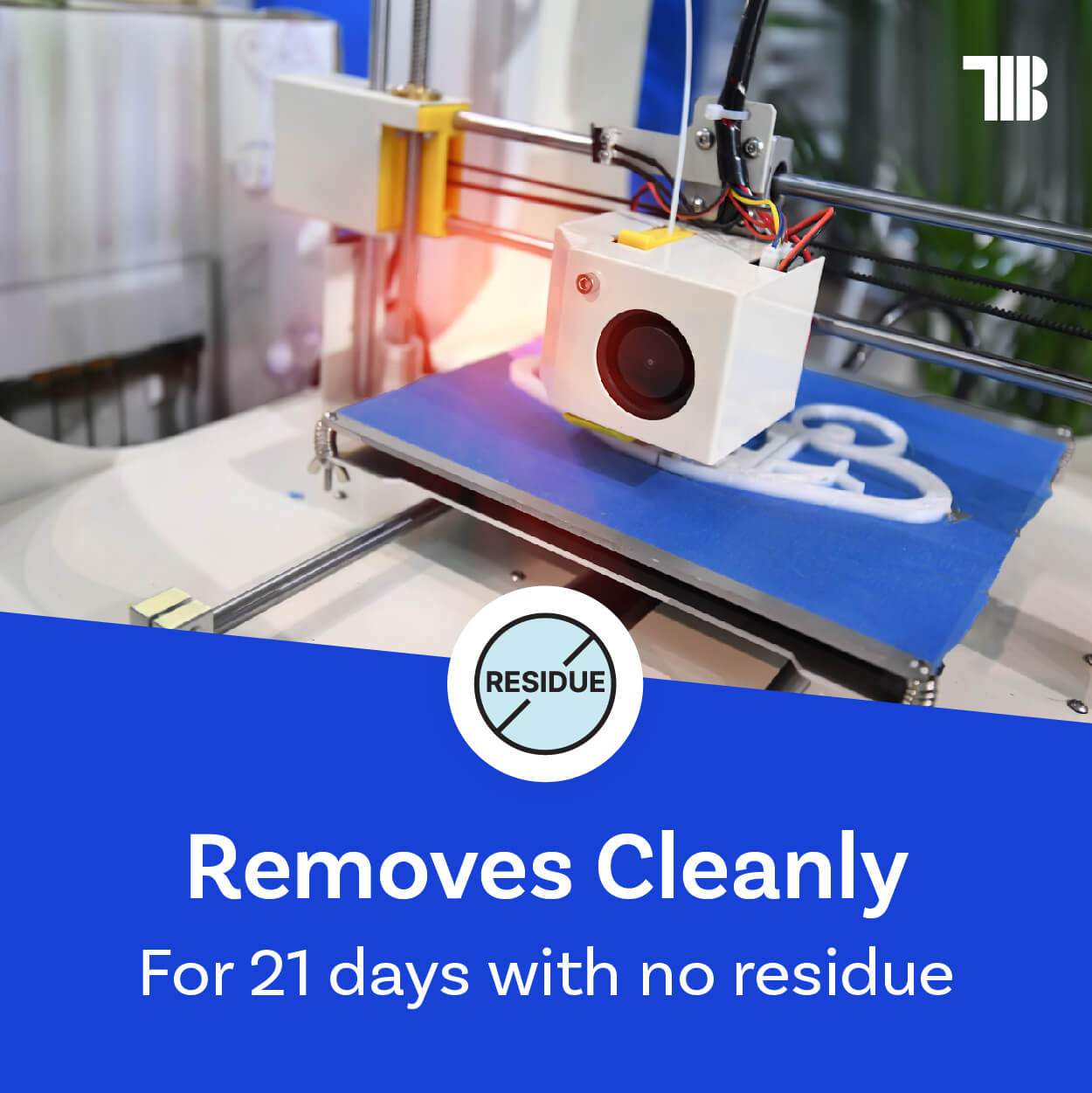 clean removal 3D printing tape