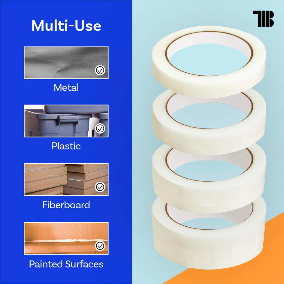 Tensilized MOPP Polypropylene Strapping Tape TapeManBlue