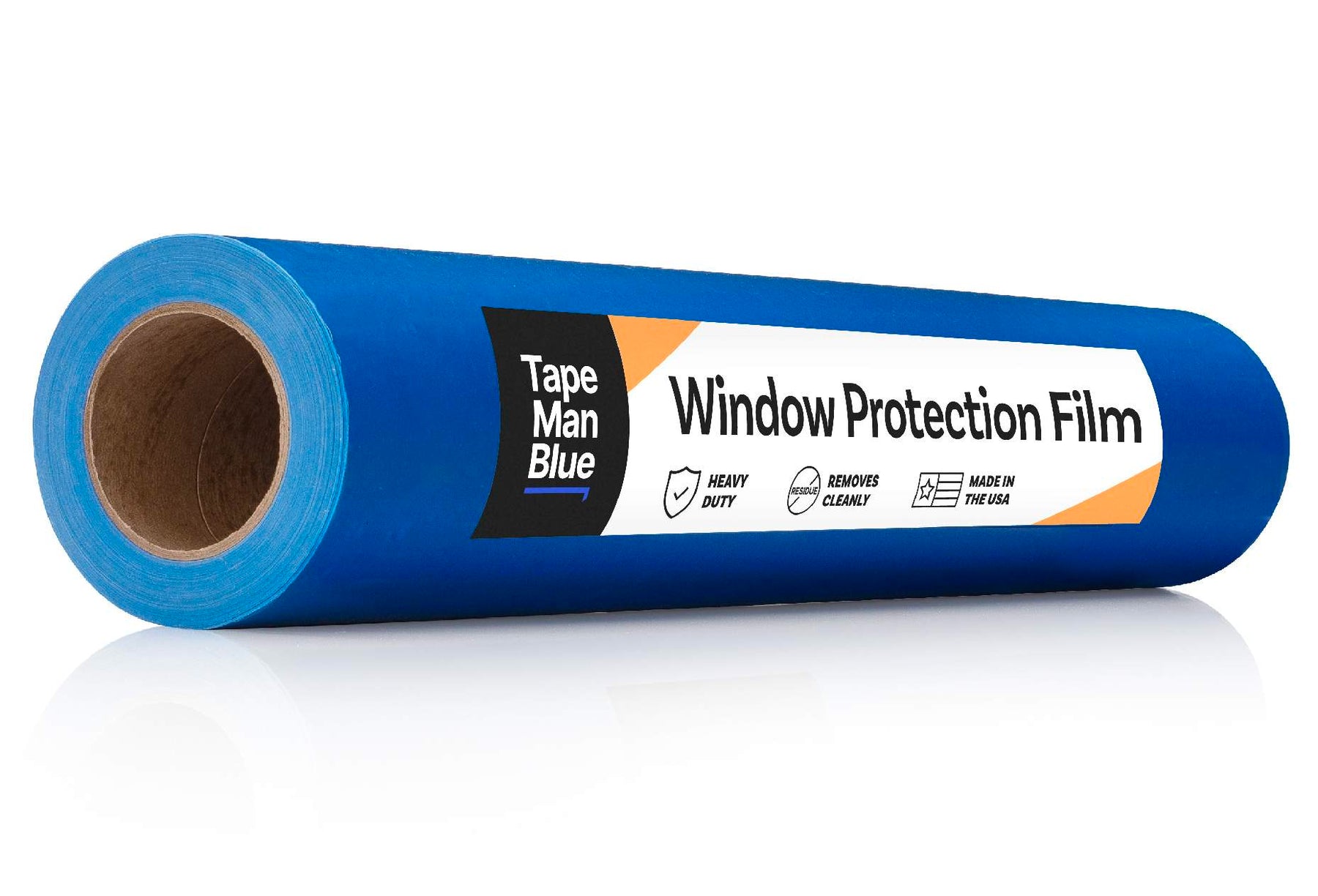 100mm x 100m Self Adhesive Blue Glass Window Protector Film Roll UV  Protection