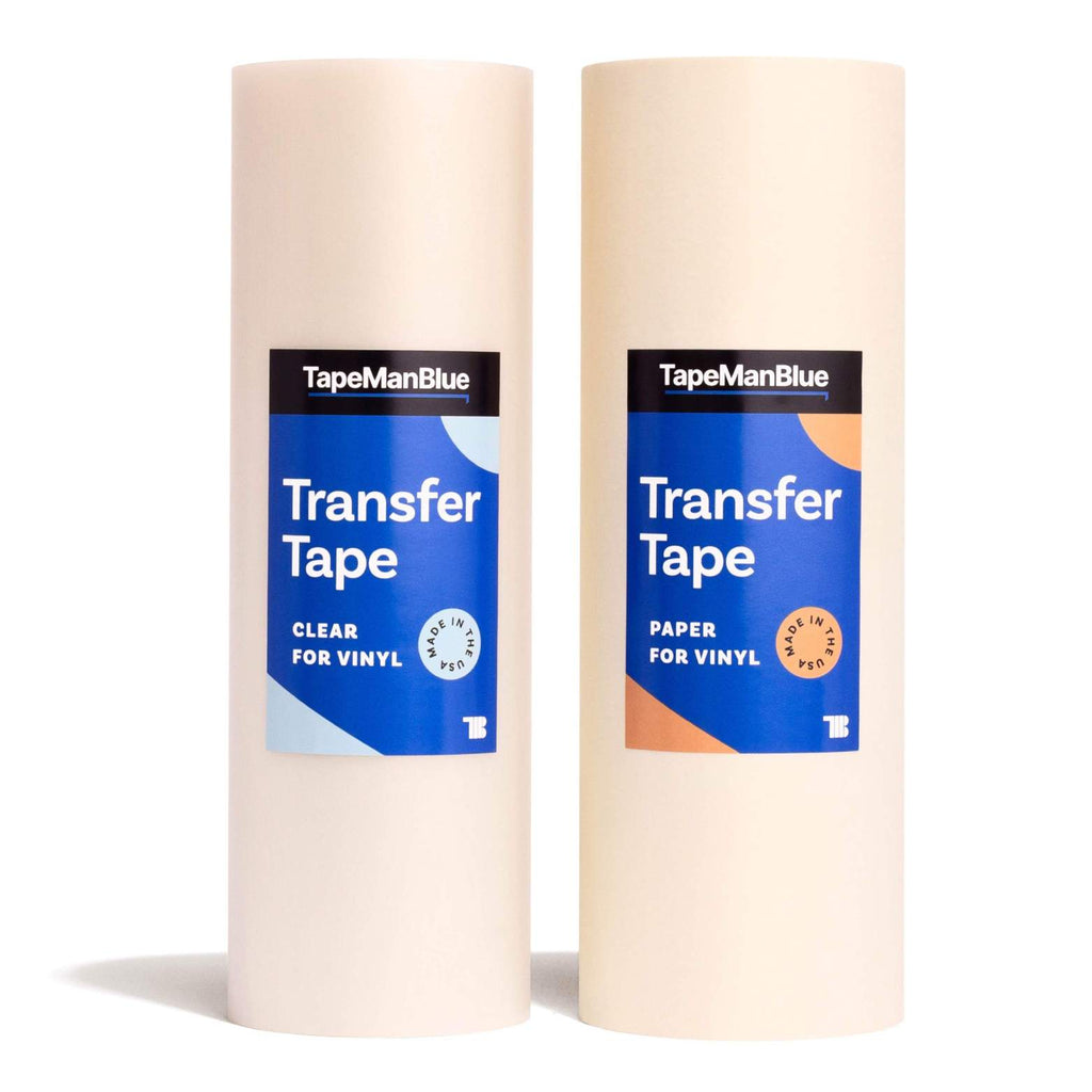  24 x 300' Roll of Clear Transfer Tape for Vinyl, Made in  America, Premium-Grade Vinyl Transfer Tape/Application Tape with  Medium-High Tack Adhesive for Vinyl Decals, Letters, and Graphics : Arts,  Crafts
