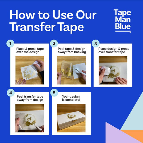Vinyl Transfer Tape Medium Adhesive Vinyl Transfer Tape Pet - Temu